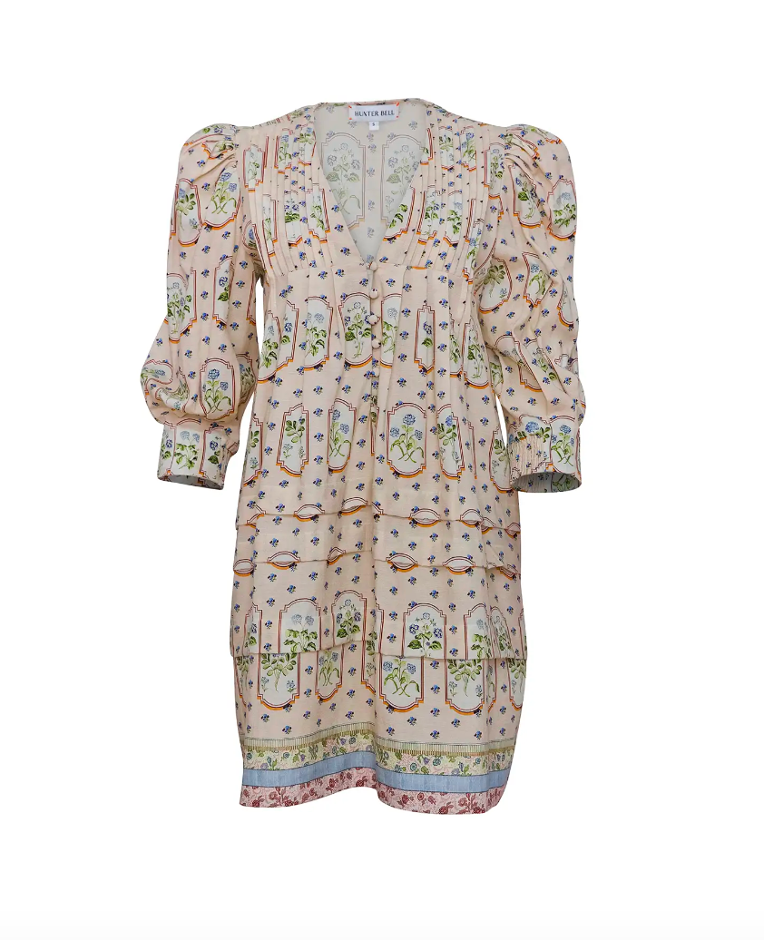 Hunter Bell Camie Dress in Pastel	Botanicals