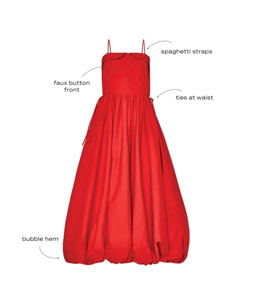 Hunter Bell Taryn Dress in True Red