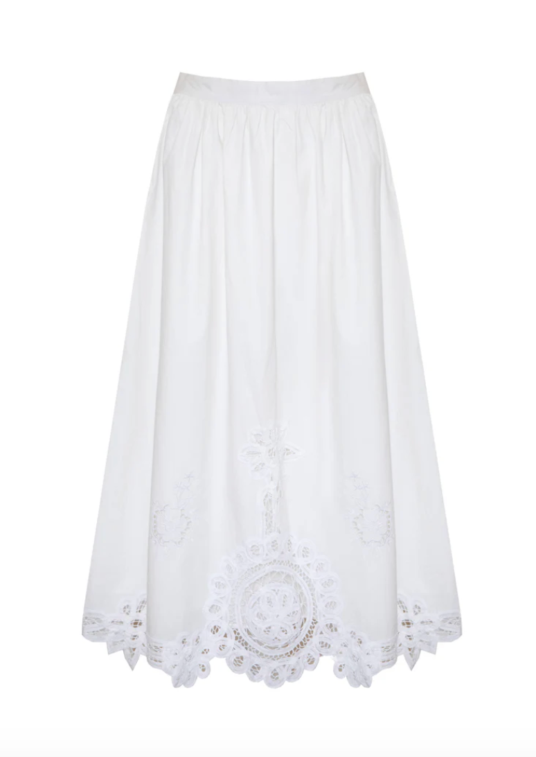 Hunter Bell Corrine Skirt in Vintage Lace
