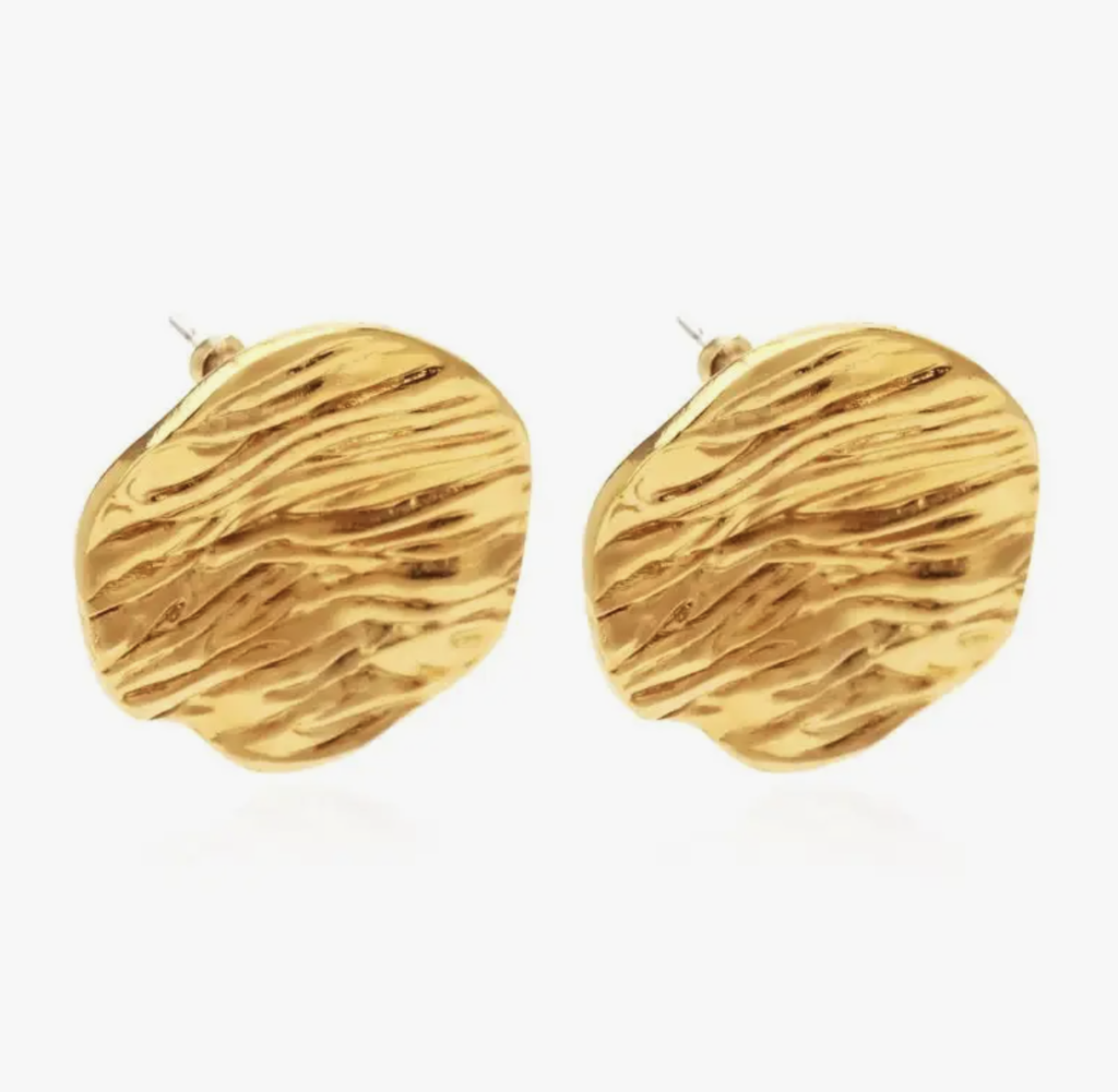 Hannah Gold Stud Earring
