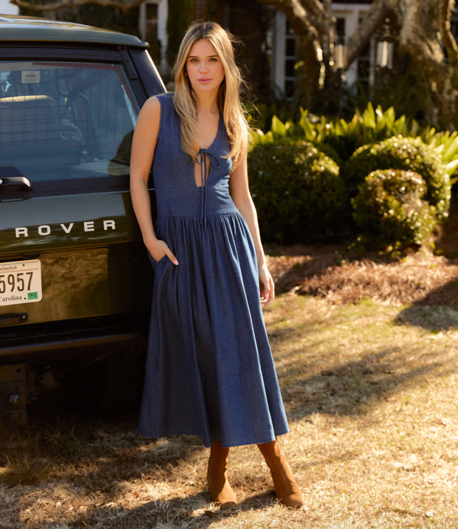 Olivia by Livro Asha Dress in Denim