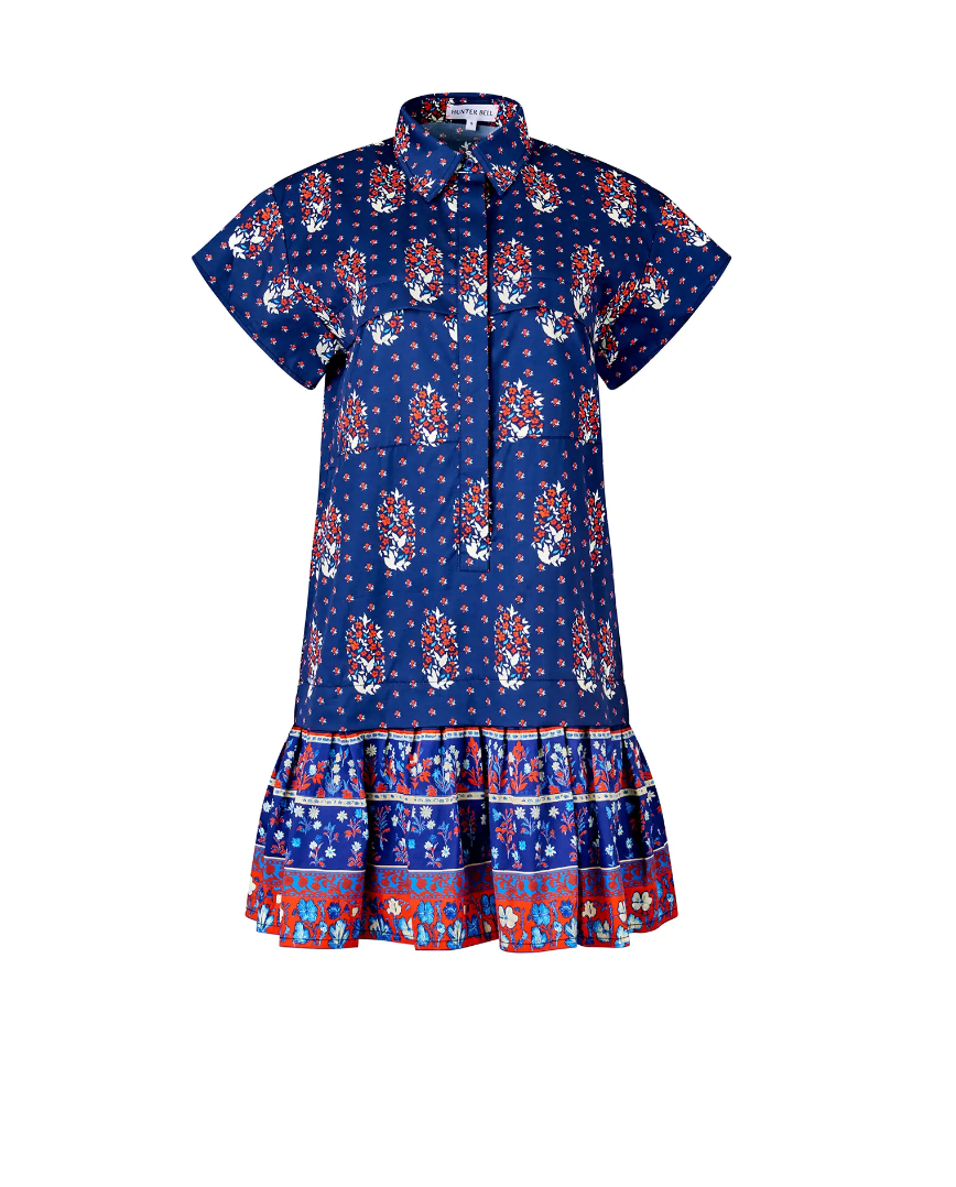 Hunter Bell Addison Dress in Floral Navy