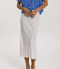 Cali Dreaming Slip Skirt in White