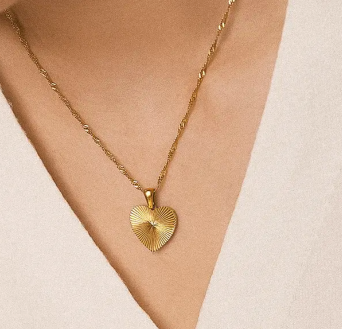 Grace Heart Necklace
