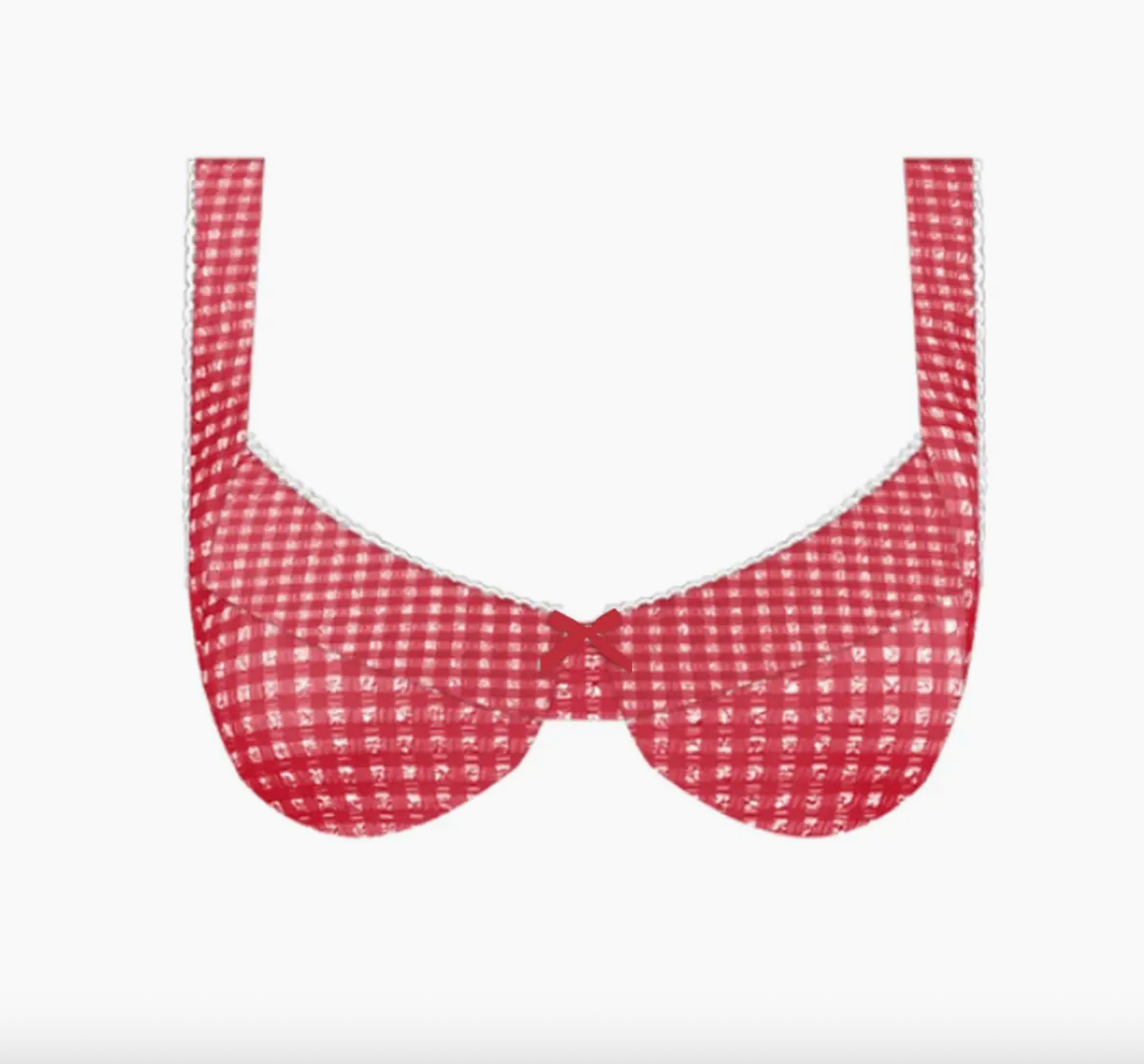 Sconset Bikini Set in Red Gingham