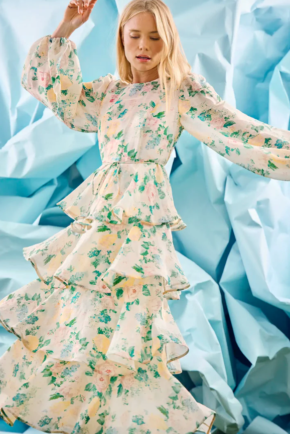 Hunter Bell Chelsea Dress in Garden Rose Peony