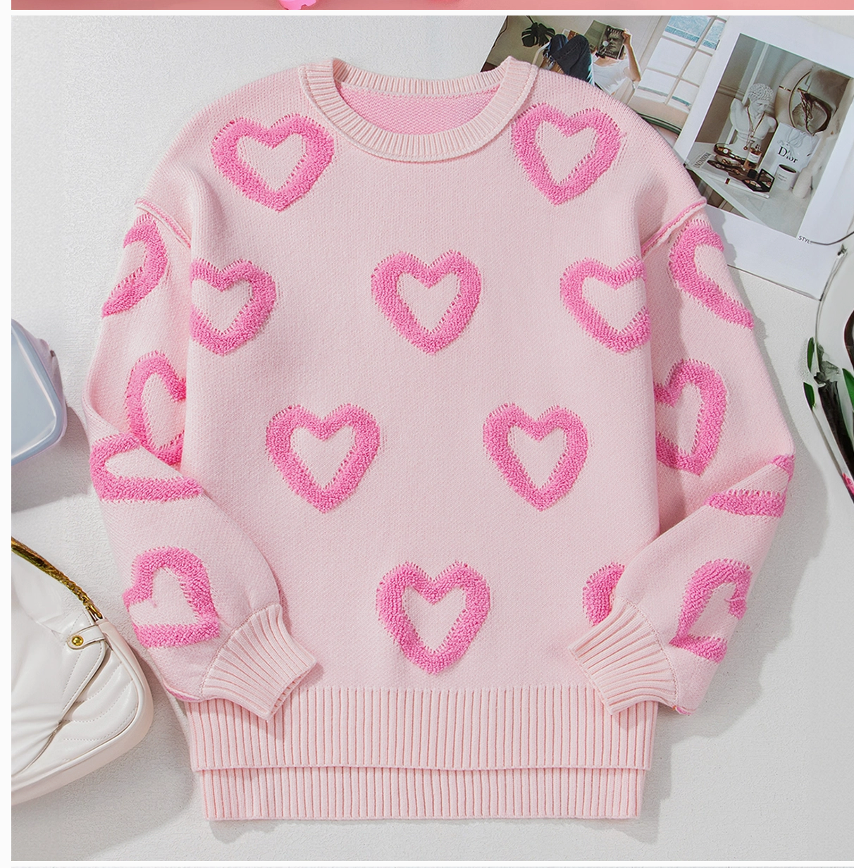 Annie Heart Sweater