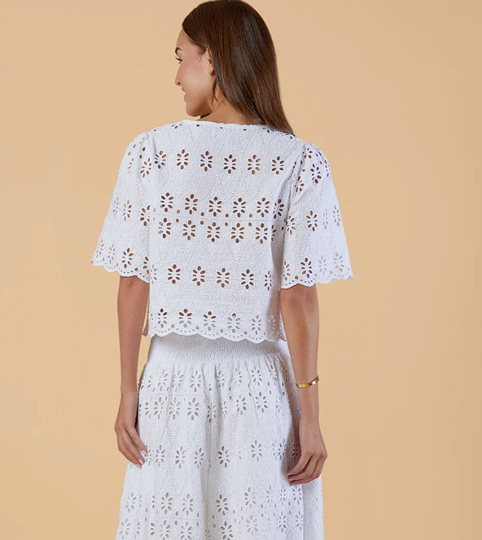 Olivia by Livro Heidi Top in White
