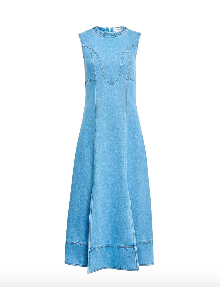 Hunter Bell Sedona Dress in Vintage Denim