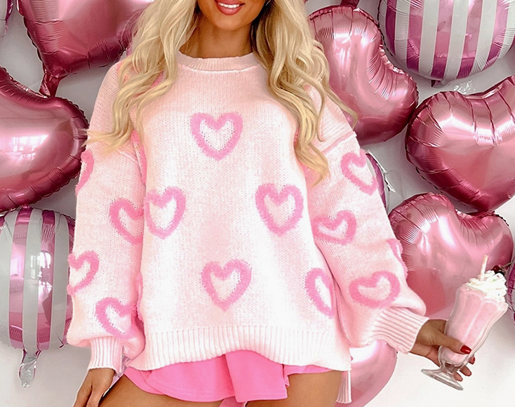 Annie Heart Sweater