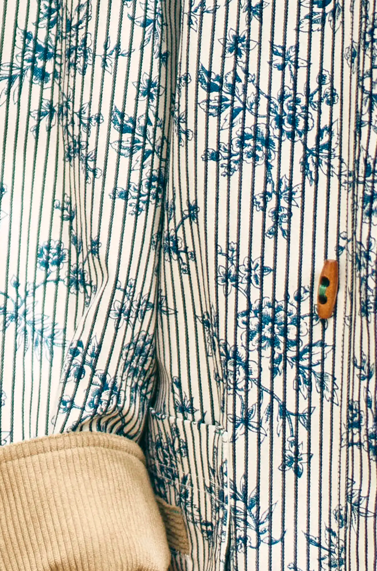 Hunter Bell Barn Jacket in Cornflower Toile