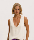 Cali Dreaming Evie Tank in White