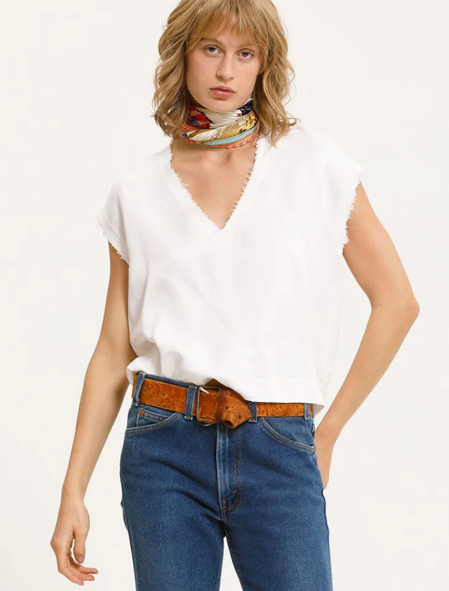 Cali Dreaming James Tee in White