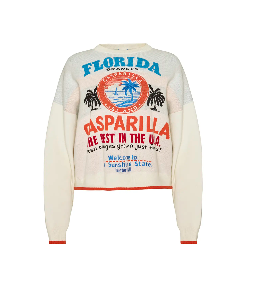 Hunter Bell Gasparilla Sweater in Off White