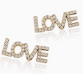 Love Sparkle Stud Earrigs