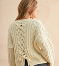Ashley Cable Sweater in Ivory