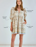 Hunter Bell Camie Dress in Pastel	Botanicals