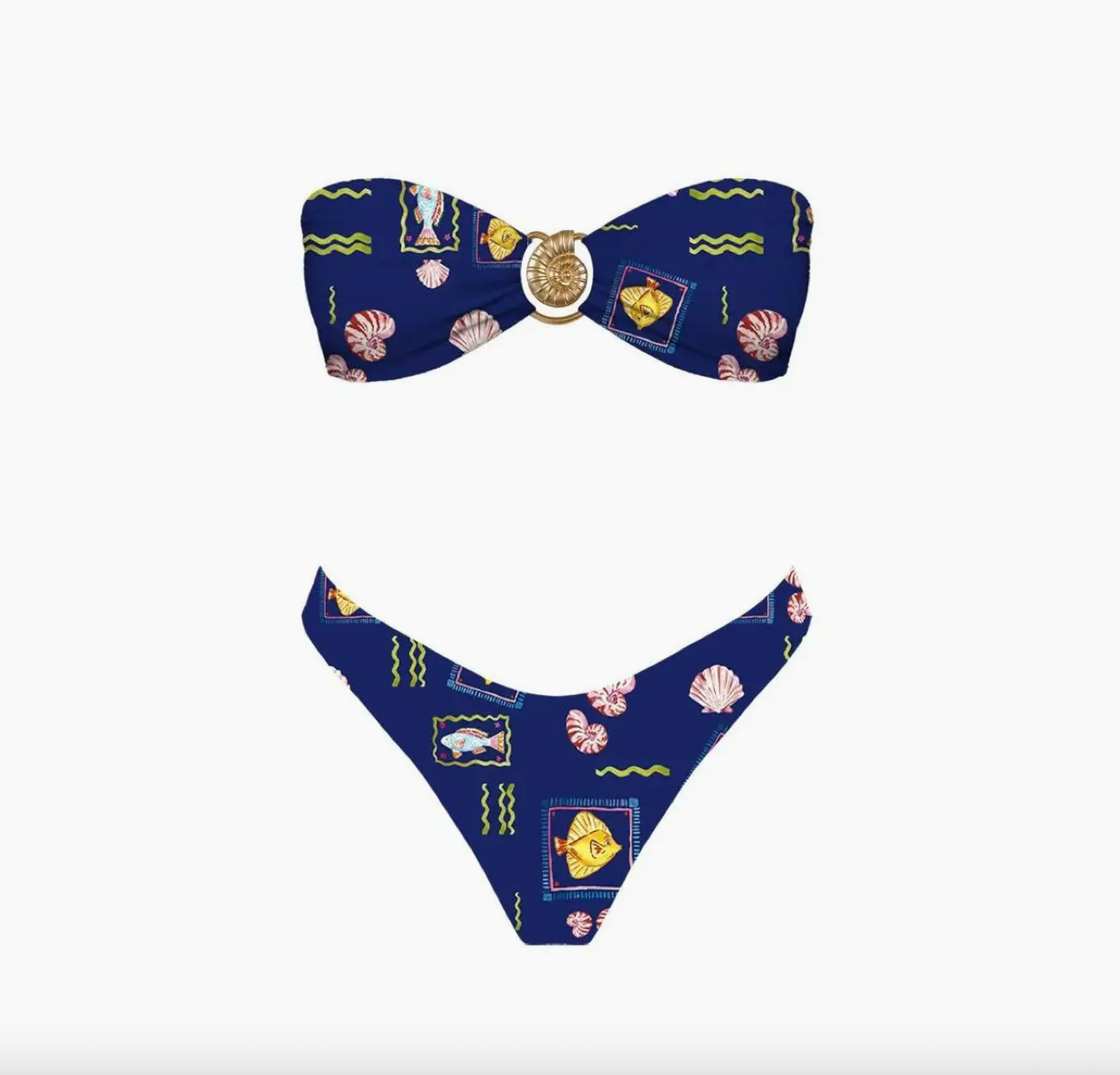 Dionis Bikini Set in Seaside Blue