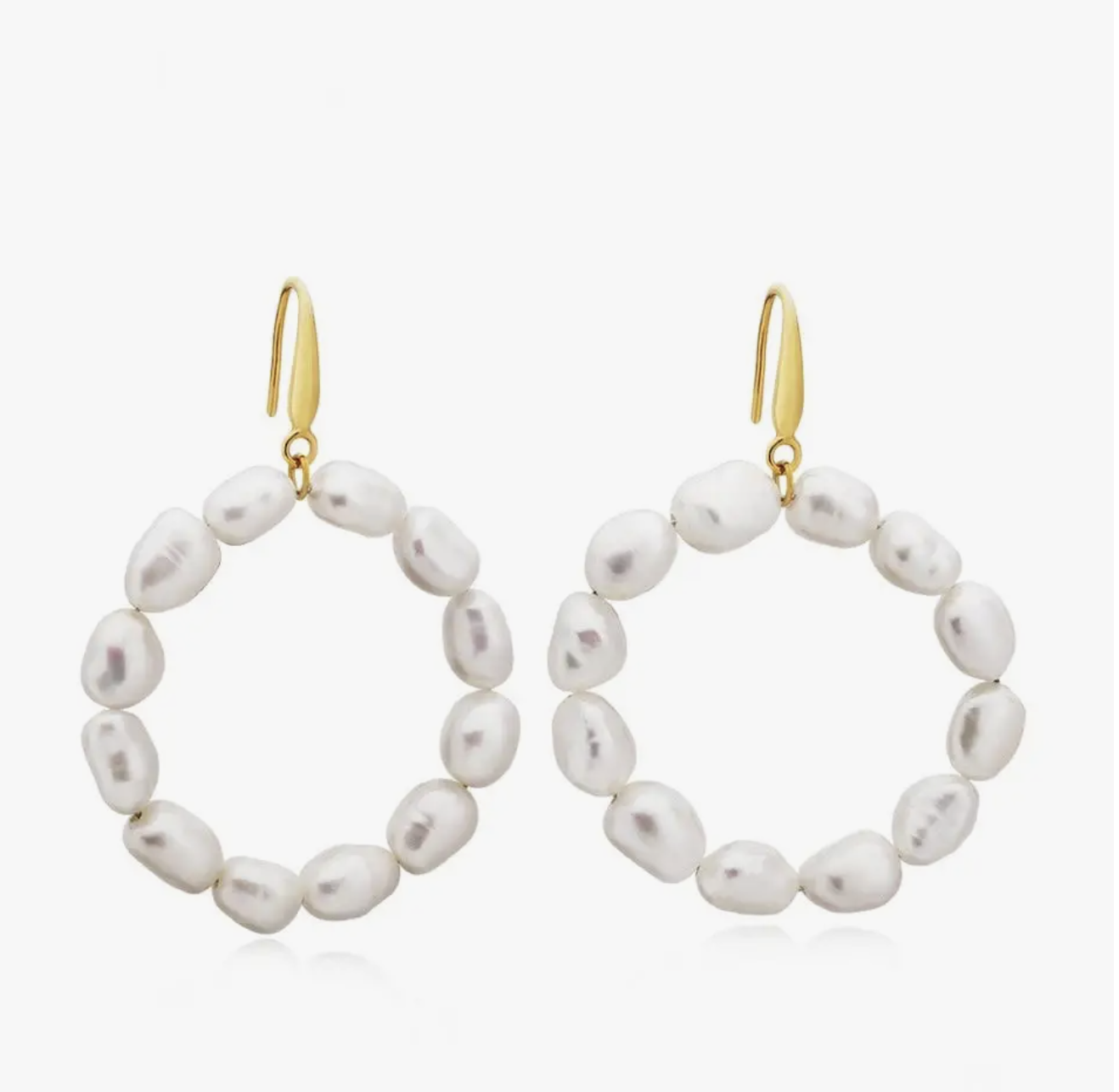 Straight Wharf Pearl Earrings