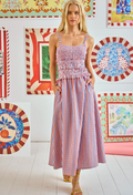 Hunter Bell Francie Dress in Lighthouse Gingham