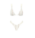 Ladies Bikini Set in White Floral