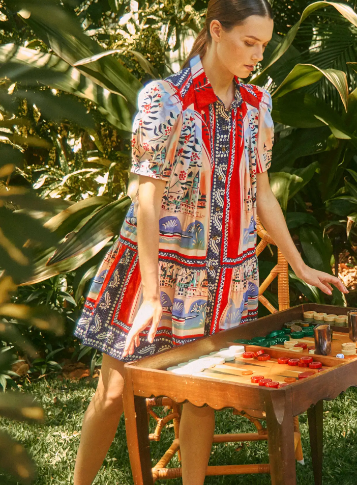 Hunter Bell Leslie Dress in Coastal Village