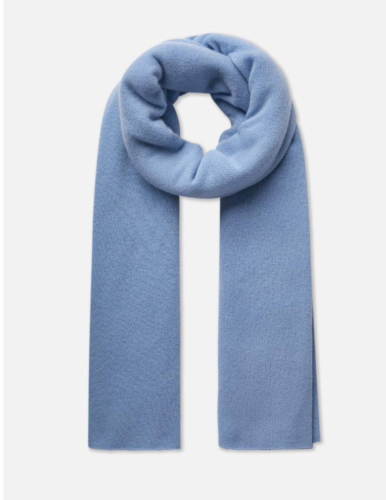 White + Warren Cashmere Travel Wrap in Soft Blue