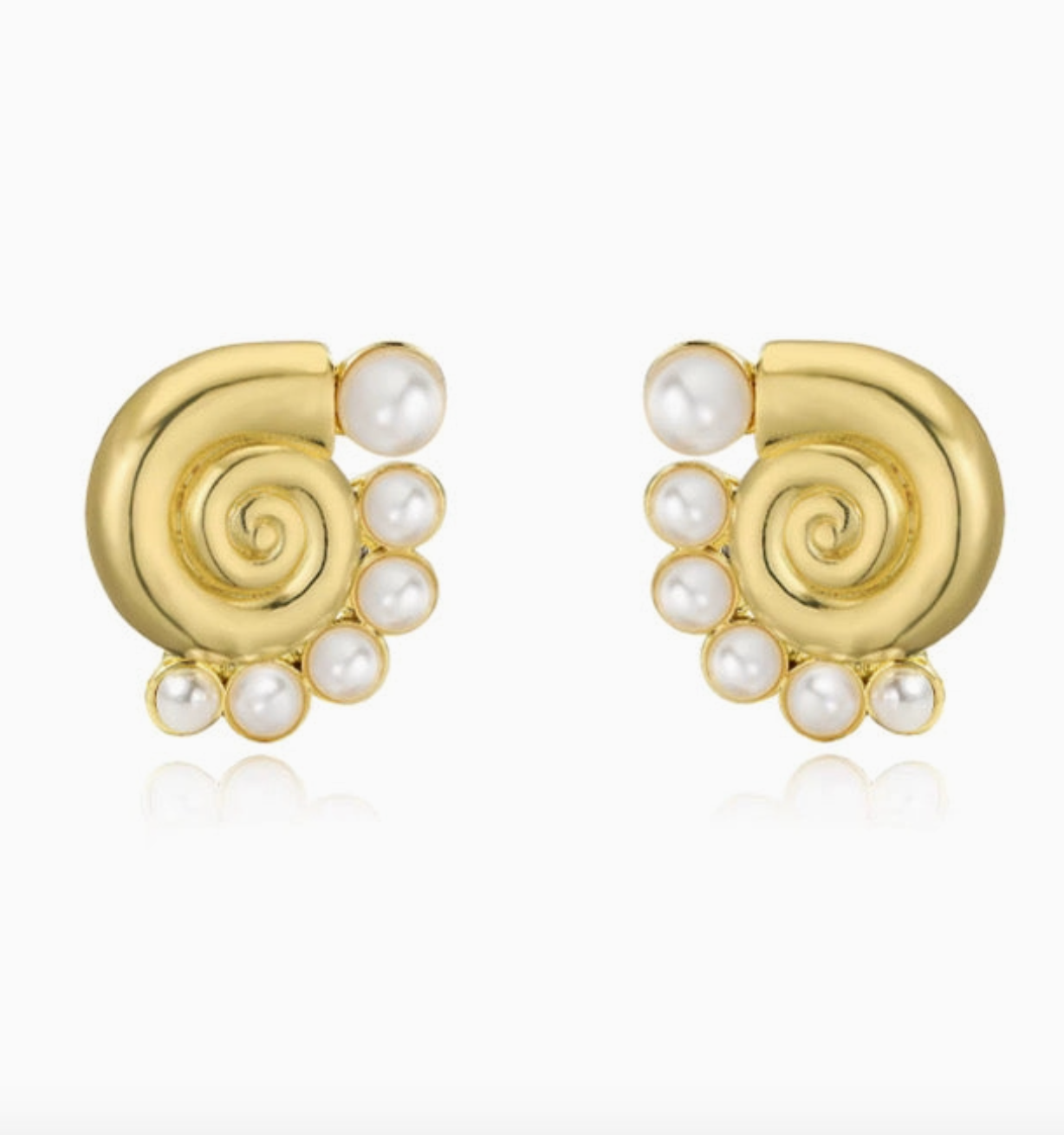Mini Pearl and Shell Earrings
