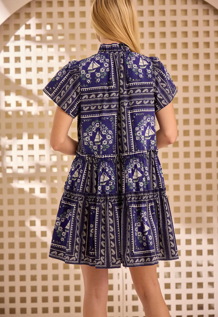 Hunter Bell Merritt Dress in Bon Voyage