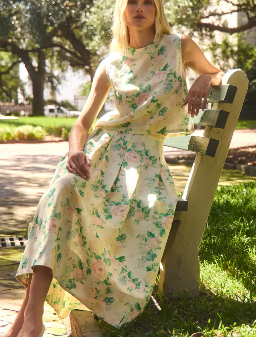 Hunter Bell Alexis Skirt in Garden Rose Peony