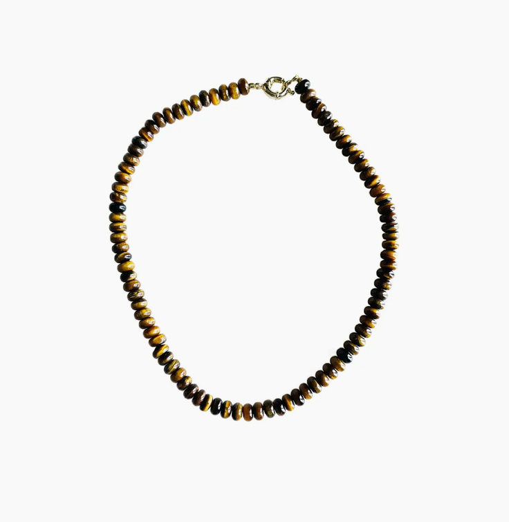 Tiger's Eye Candy Stone Necklace