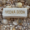 Vodka Soda / Close It Clutch White & Gold