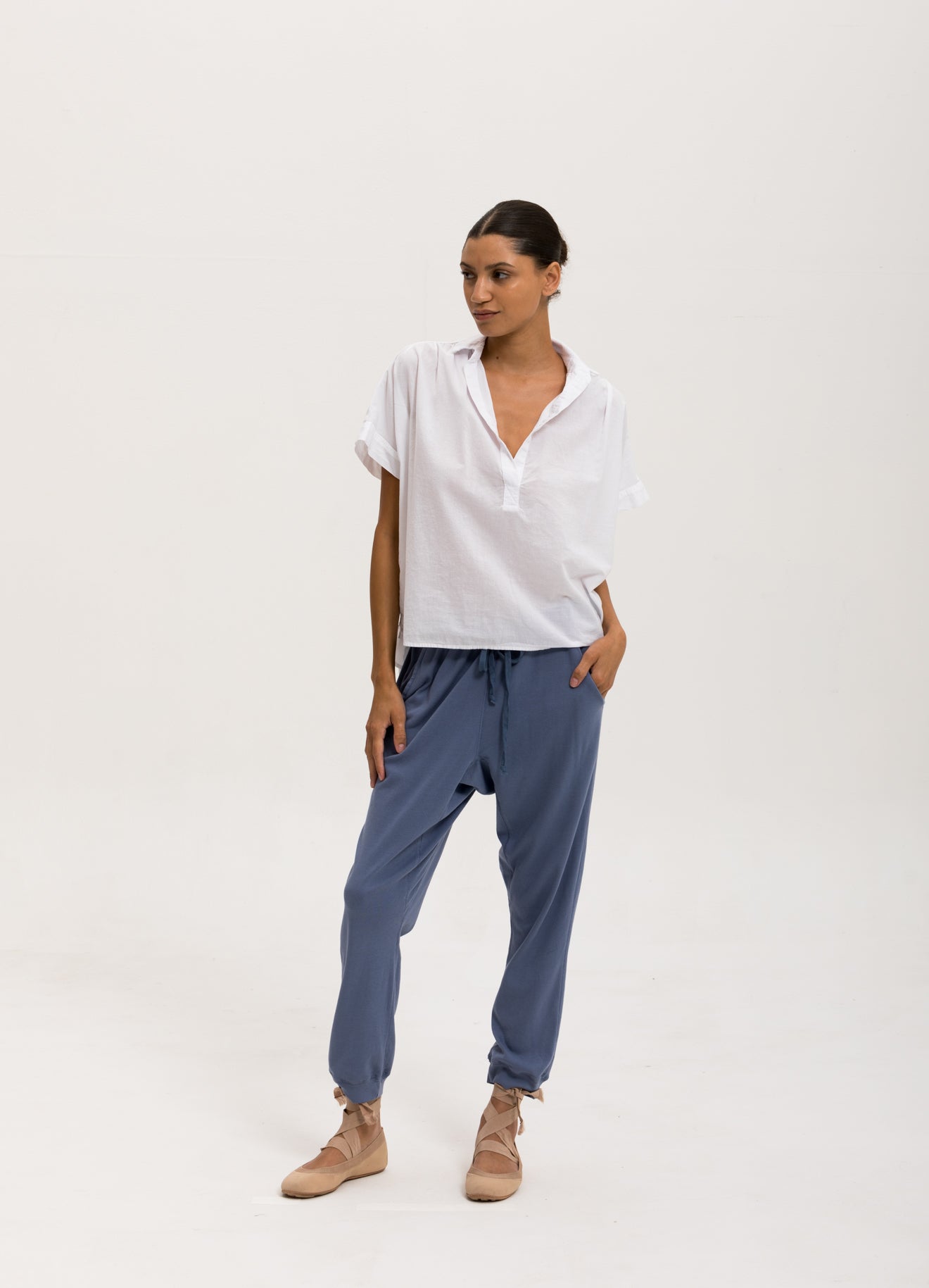 Cali Dreaming Motley Top in White