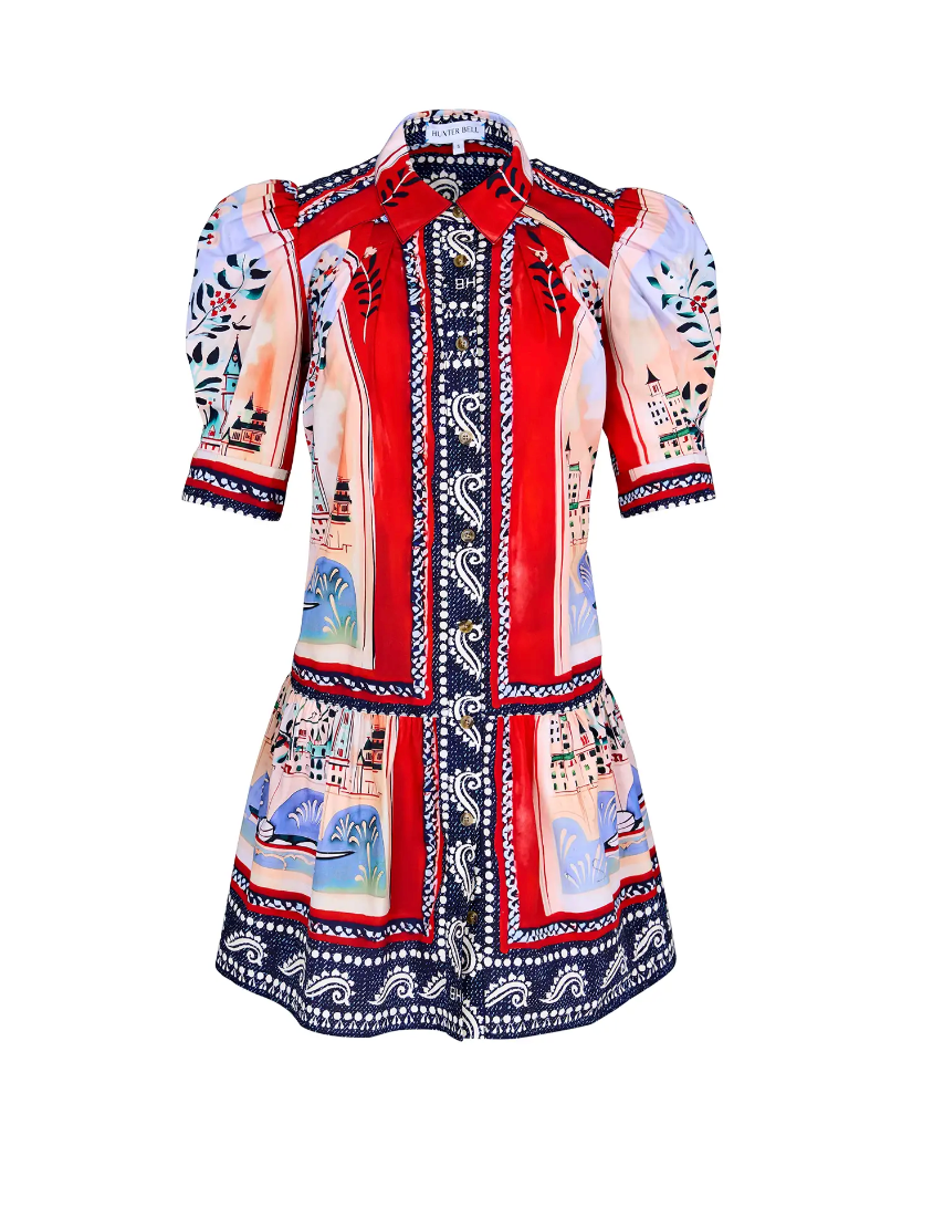 Hunter Bell Leslie Dress in Coastal Village