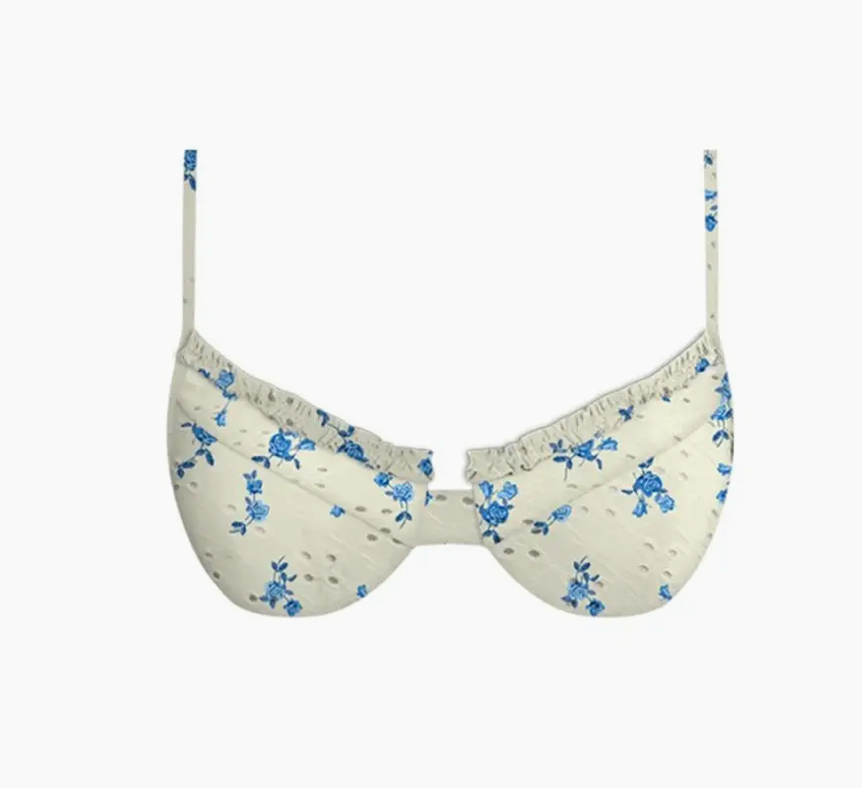 Surfside Bikini Set in White Eyelet