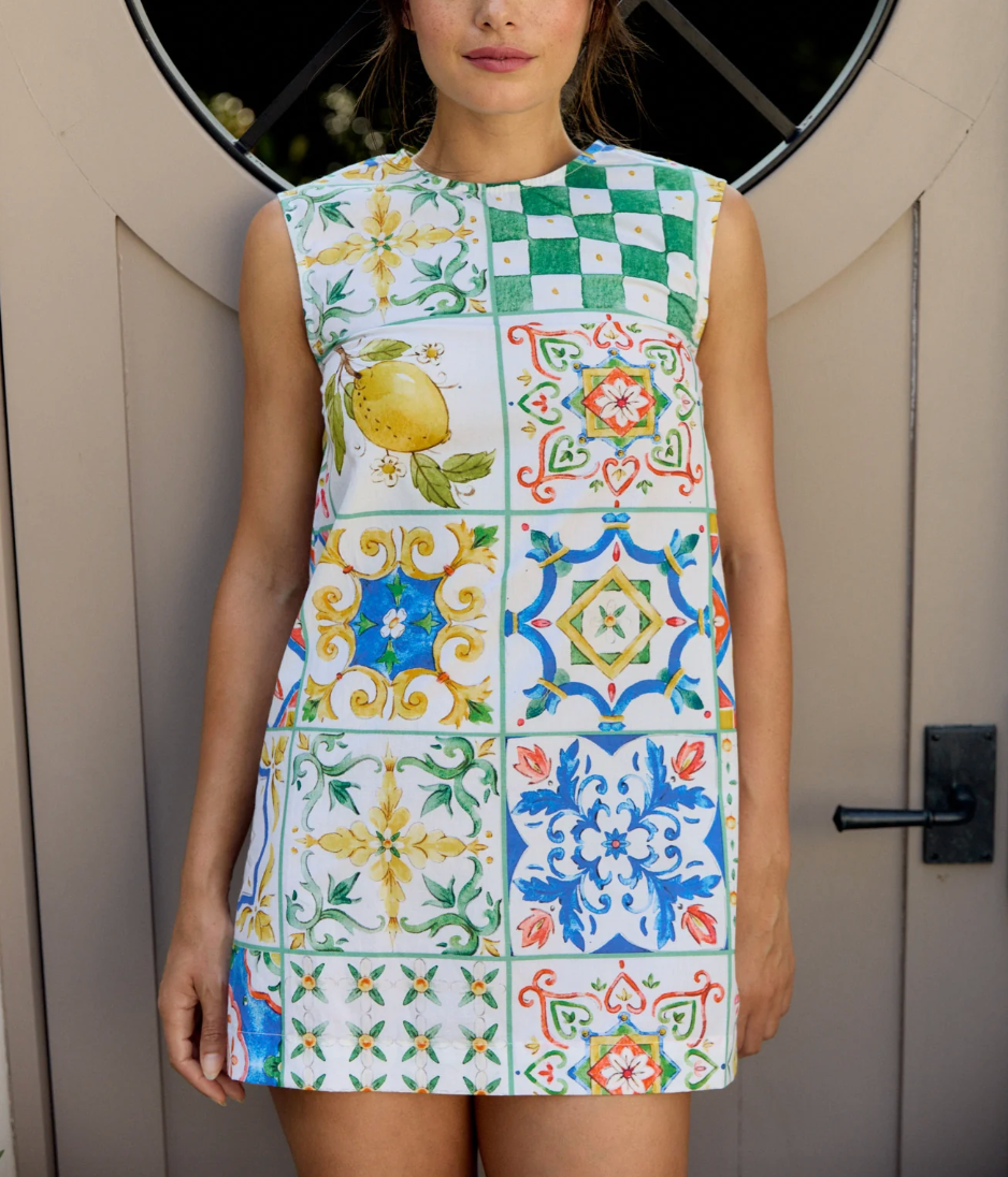 Olivia by Livro Wynn Dress in Majolica