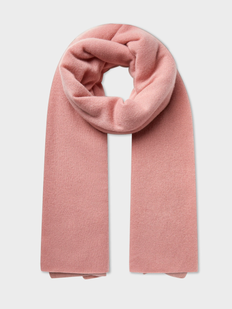 White + Warren Cashmere Travel Wrap in Faded Rose