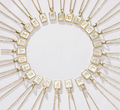 'X' Mother of Pearl Necklace