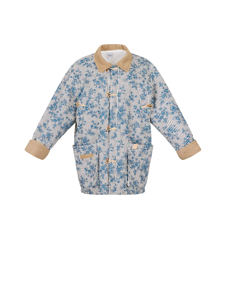 Hunter Bell Barn Jacket in Cornflower Toile