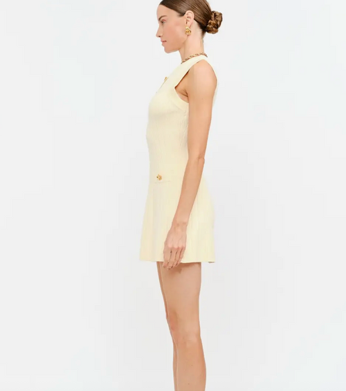 Beatrice Knit Dress in Cream