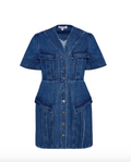 Hunter Bell Gwen Dress in Harbour Denim