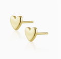 Mini Gold Heart Stud Earrings