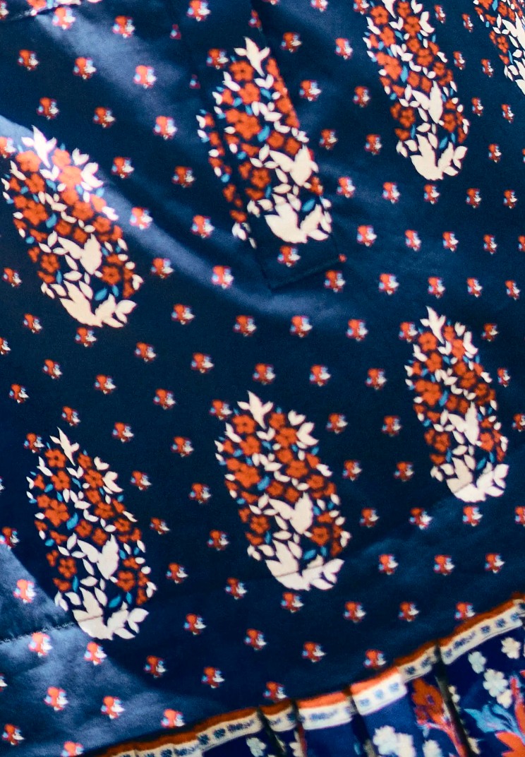 Hunter Bell Addison Dress in Floral Navy