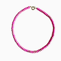 Pink Jasper Candy Stone Necklace
