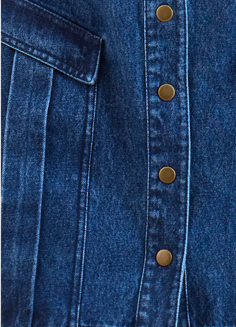 Hunter Bell Gwen Dress in Harbour Denim