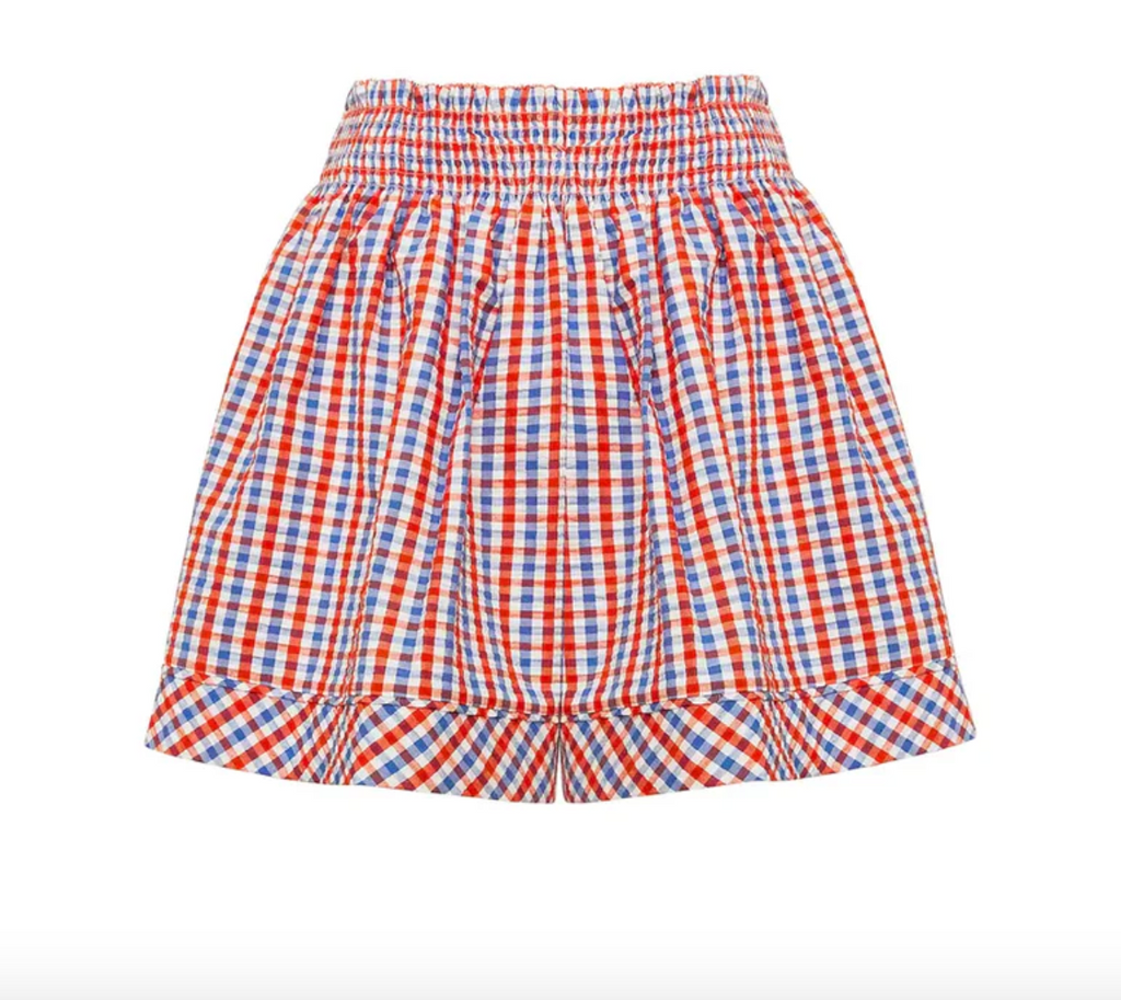 Hunter Bell Jemma Short in Lighthouse Gingham