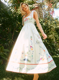 Hunter Bell Stefy Dress in Multi Embroidered