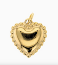 Milgrain Heart Charm