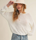 Emily Sweater in White