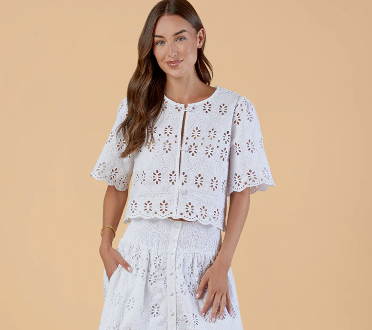 Olivia by Livro Heidi Top in White